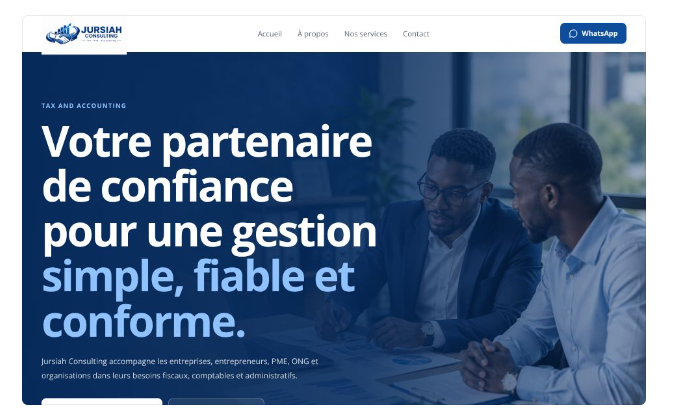 Capture du site Jursiah Consulting